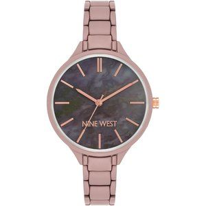 Women Crystal Lens Rubberized Not Water Resistant Bracelet Watch